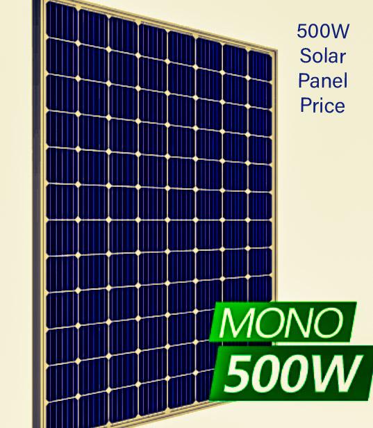 500w Solar Panel Price in Nigeria: Current Price